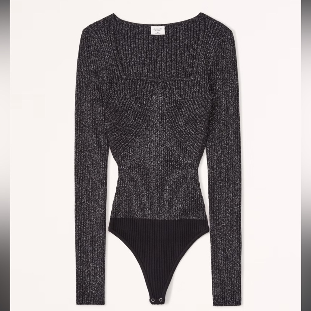 Abercrombie & Fitch Square neck Sweater Bodysuit